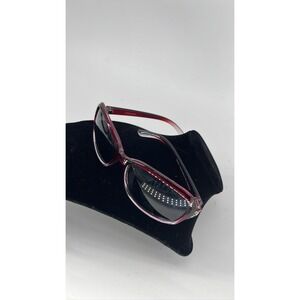 Foster Grant Sunglasses Red Clear‎ Oval DC0923 14809FWM616 Polarized